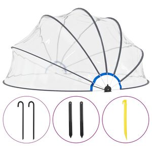 vidaXL Kupola za bazen 440x220 cm