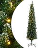 vidaXL Umetna ozka novoletna jelka 150 LED diod 150 cm