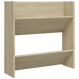 vidaXL Stenske omare za čevlje sonoma hrast 60x18x60 cm iverna plo&scaron;ča
