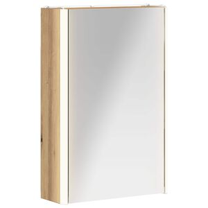 vidaXL Kopalni&scaron;ka ogledalna omara Oreh 33 x 11,5 x 50 cm