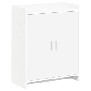 vidaXL Omara za čevlje z vrati Bela 73,5 x 36 x 92 cm Inženirski les