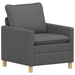 vidaXL Kavč Temno siva 76 x 81 x 87,5 cm Blago
