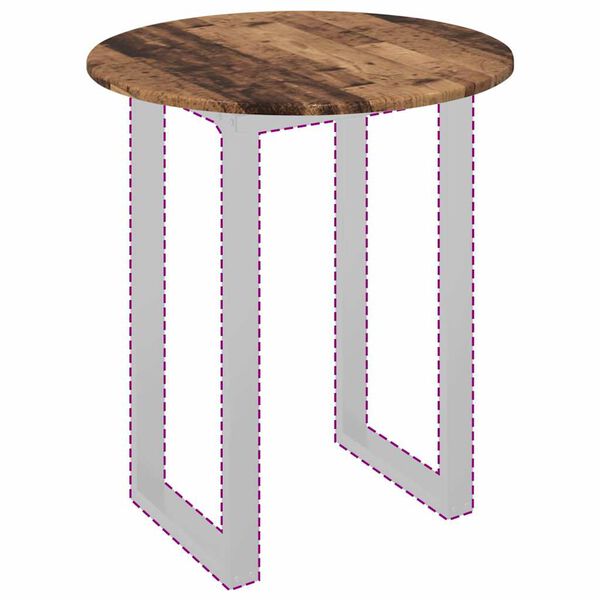 vidaXL Nepremična povr&scaron;ina Star les 60 x 60 x 1,5 cm Konstruiran les