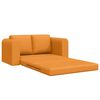 vidaXL Sofa postelja 60cm Temno rumena blago