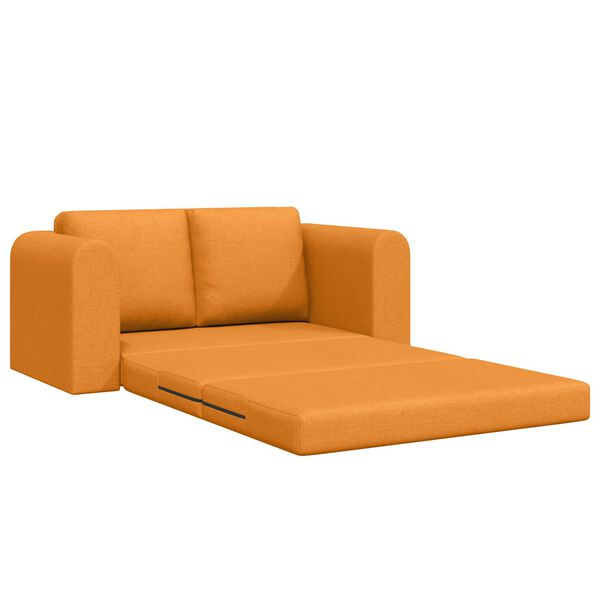 vidaXL Sofa postelja 60cm Temno rumena blago