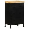vidaXL Komoda 47x35x76 cm robusten mangov les