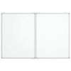vidaXL Magnetna tabla zložljiva 120x60x1,7 cm aluminij