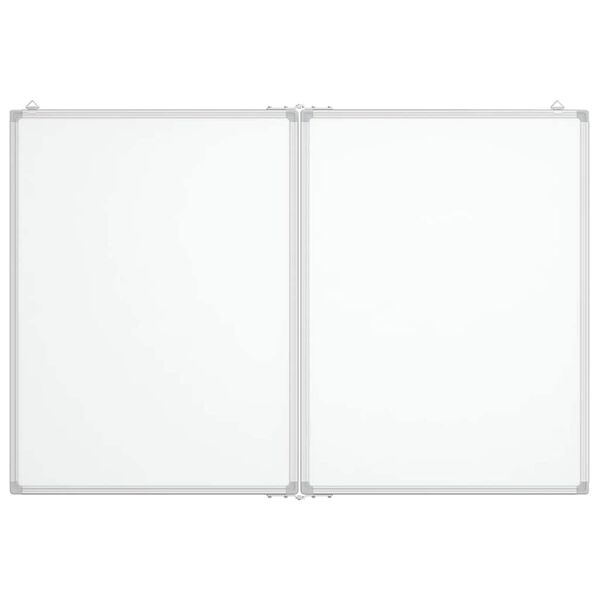 vidaXL Magnetna tabla zložljiva 120x60x1,7 cm aluminij
