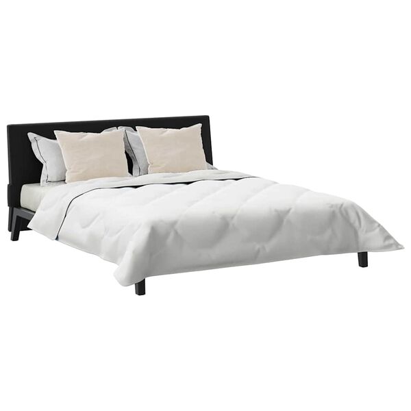 vidaXL Zimska posteljnina z blazino 3 pcs Bela Mikrovlakna