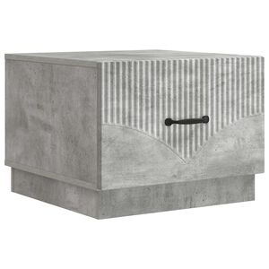 vidaXL Klubska miza Betonsko siva 49 x 50 x 37 cm Inženirski les
