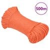 vidaXL Delovna vrv oranžna 3 mm 500 m polipropilen
