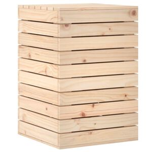 vidaXL Ko&scaron;ara za perilo 44x44x66 cm trdna borovina