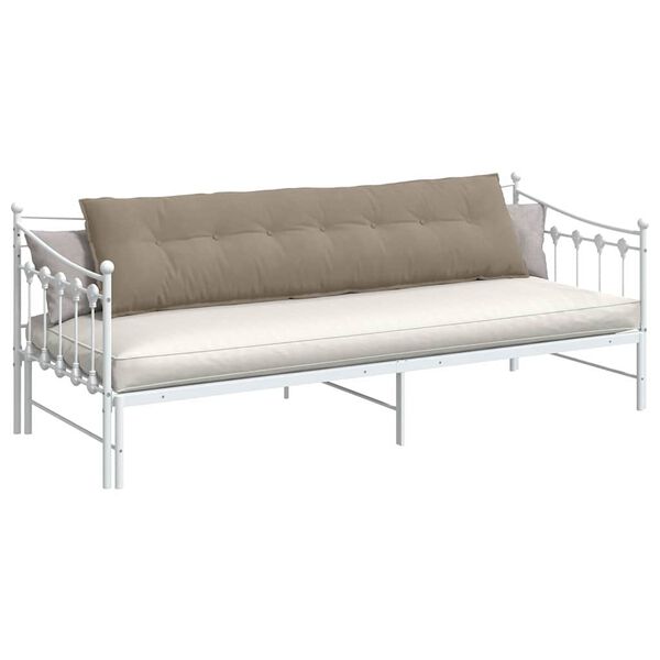 vidaXL Poglavni vzglavnik Taupe 200 x 50 cm Mikrofiber tkanina