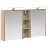vidaXL Komplet omaric za kopalnico 3 kos 106 x 16 x 62,5 cm