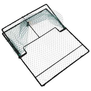 vidaXL Zanka za ptice Zelena 50 x 60 x 1.9 cm Polietilen