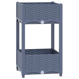 vidaXL Visoka greda 40x40x71 cm polipropilen