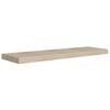vidaXL Stenske police 2 kosa barva hrasta 90x23,5x3,8 cm MDF