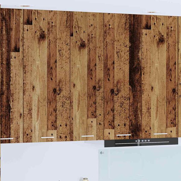 vidaXL Viseča omarica Star les 30 x 31 x 100 cm Konstruiran les