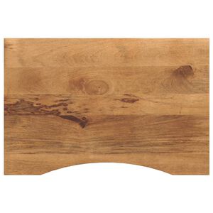 vidaXL Mizna plo&scaron;ča ukrivljena 100x60x2,5 cm trden mangov les