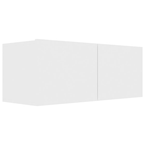 vidaXL Komplet TV omaric 6-delni bela iverna plo&scaron;ča