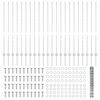 vidaXL Ograja s stebrom srebrna 1,2 x 50 m Jeklo