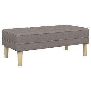 vidaXL klop Taupe 113 x 57 x 39 cm blago