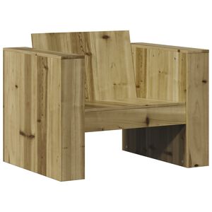 vidaXL Vrtni kavč 79x60x62 cm impregnirana borovina