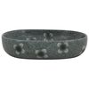 vidaXL Nadpultni umivalnik moder ovalen 59x40x14 cm keramika