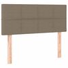 vidaXL Box spring postelja z vzmetnico taupe 120x200 cm blago