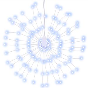 vidaXL Božična zvezdna lučka 140 LED hladno bela 17 cm