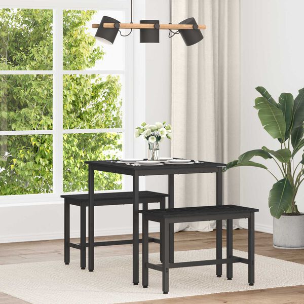 vidaXL Jedilne mize KOVINA