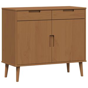 vidaXL Strani &scaron;al MOLDE Karamelna 90 x 40 x 80 cm