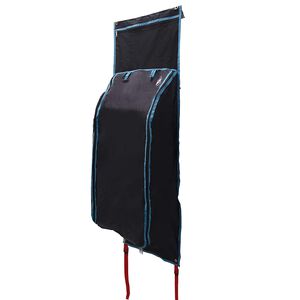 vidaXL Vrečka za shranjevanje Črna in modra 140 x 43 cm oxford