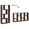 vidaXL Knjižna omara rjavi hrast 60x20x120,5 cm inženirski les