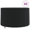 vidaXL Prevleka za vrtno pohi&scaron;tvo 2 kosa &Oslash; 128x71 cm 420D oxford blago