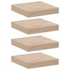 vidaXL Viseče police 4 kosi 23x23,5x4 cm inženirski les