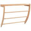 vidaXL Stojalo za brisače 60x25,5x49 cm trdna orehovina