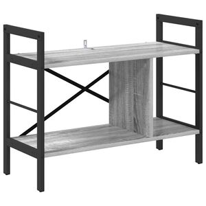 vidaXL Knjižna polica 3 nivojev 75 x 30 x 58,5 cm Inženirski les