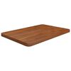 vidaXL Kopalni&scaron;ki pult temno rjav 60x40x2,5 cm obdelan trden les
