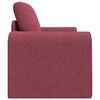 vidaXL Sofa postelja Vinorodna rdeča 98 x 71 x 83 cm blago