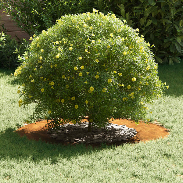 vidaXL primeren za ravne obroče dreves 5 pcs Rjava &Oslash;40 / 70 cm