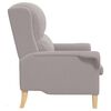 vidaXL fotelj Svetlo siva 76 x 94 x 102 cm Mehak Sherpa material