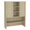 vidaXL Omara za pralni stroj sonoma hrast 70,5x25,5x90 cm