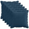 vidaXL Prevleka za blazino 6 kos HOUTEN Temno modra 30 x 30 cm