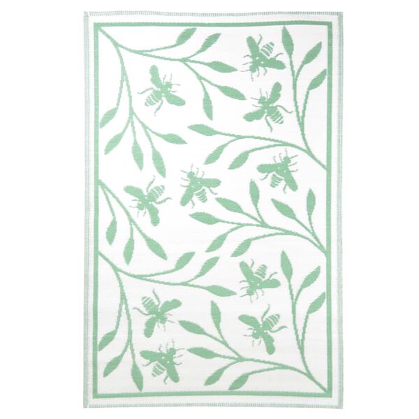 Esschert Design Zunanja preproga 182x122 cm potisk čebel