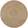 vidaXL Preproga iz pletene jute 150 cm okrogla