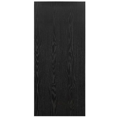 vidaXL Kopalniško pohištvo črne barve 90x40x16,3 cm