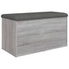 vidaXL Klop za shranjevanje siva sonoma 82x42x45 cm inženirski les