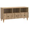 vidaXL TV omarica 102 x 34,5 x 50 cm Obrtni Hrast Konstruirano leseno