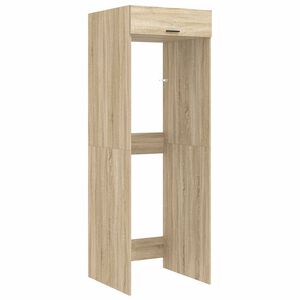 vidaXL Omara za pralni stroj Sonoma hrast 67,5 x 68 x 200 cm